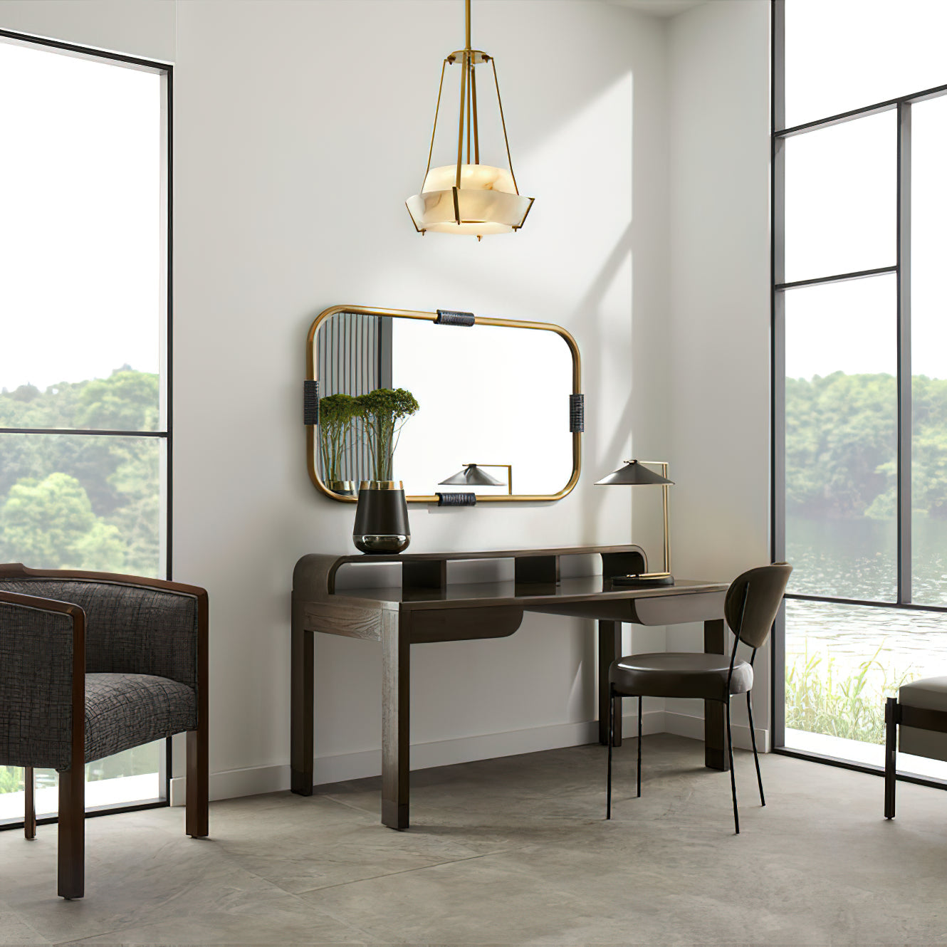 Avlireth Modern Minimalist Alabaster Pendant Lamp - Letslighting