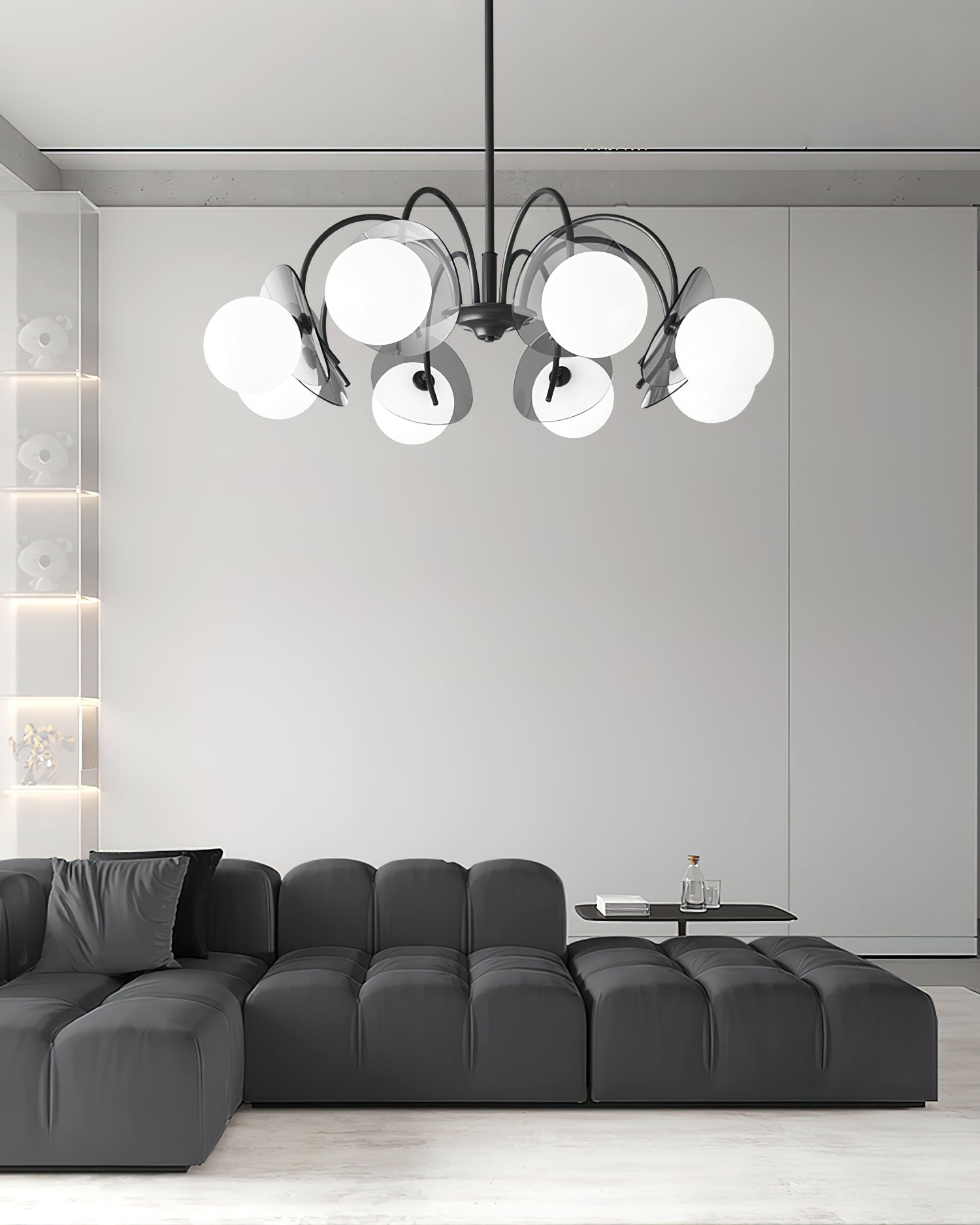 Aurora Chandelier Globe Arm Sculptural - Letslighting
