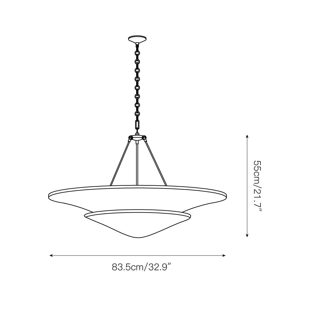 Avinisra Modern Minimalist Brass Chandelier - Letslighting