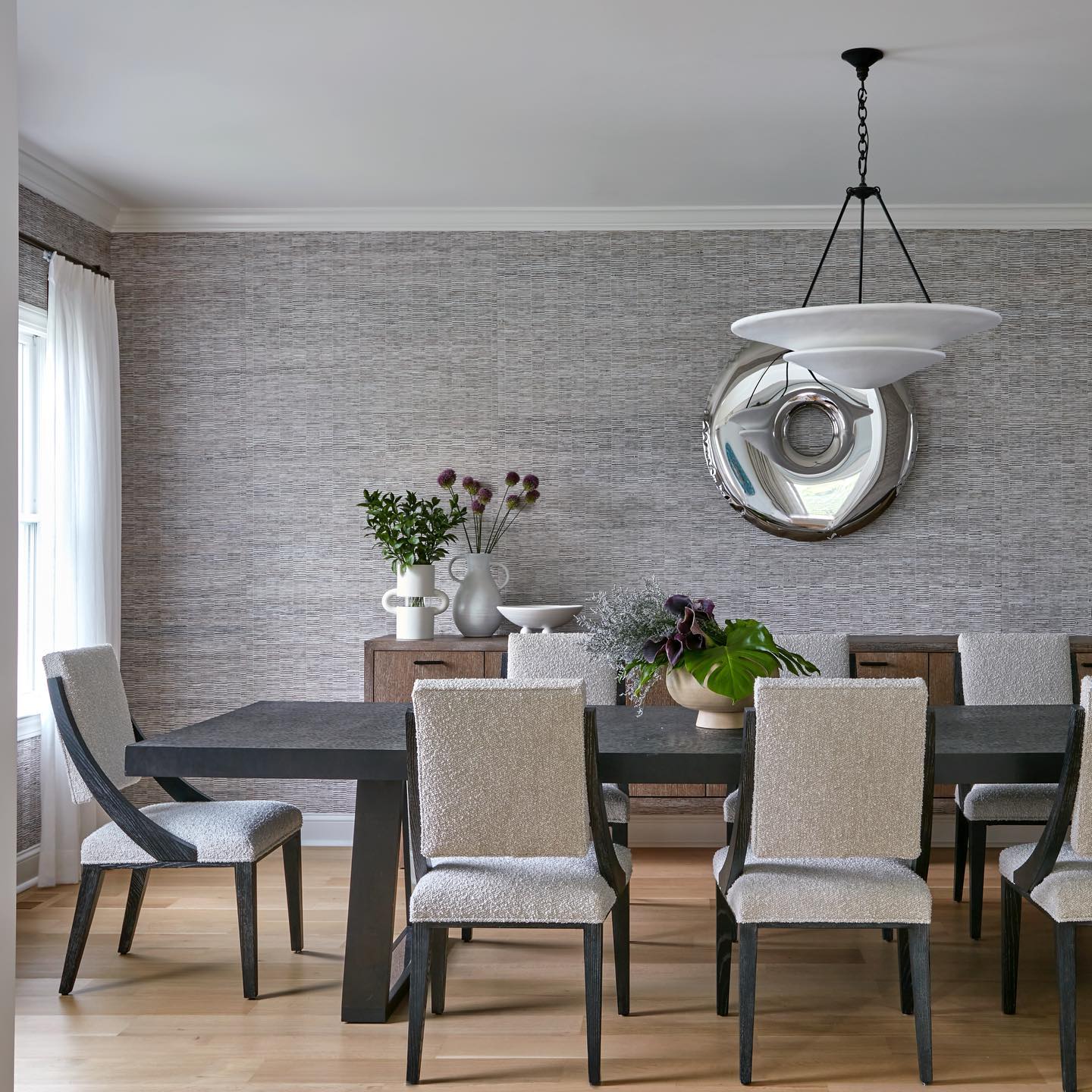 Mollino Chandelier Gypsum Sculptural Suspended - Letslighting