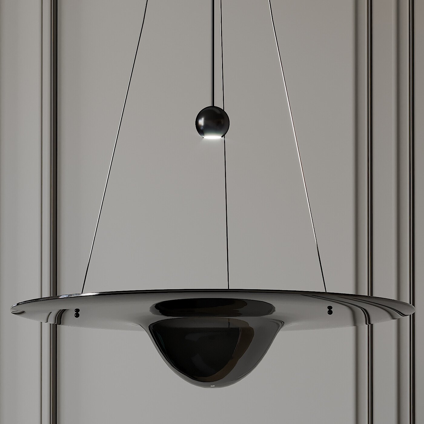 Vesperce Brass Minimalistic Pendant Light - Letslighting