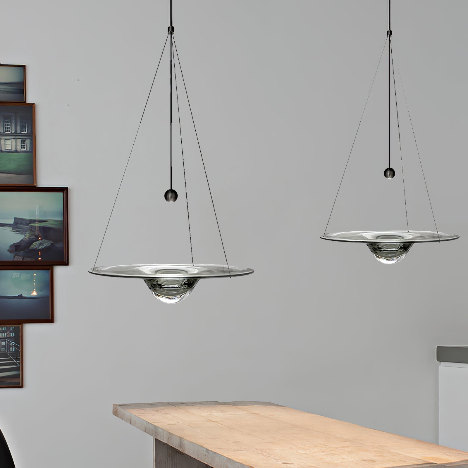 Vesperce Brass Minimalistic Pendant Light - Letslighting