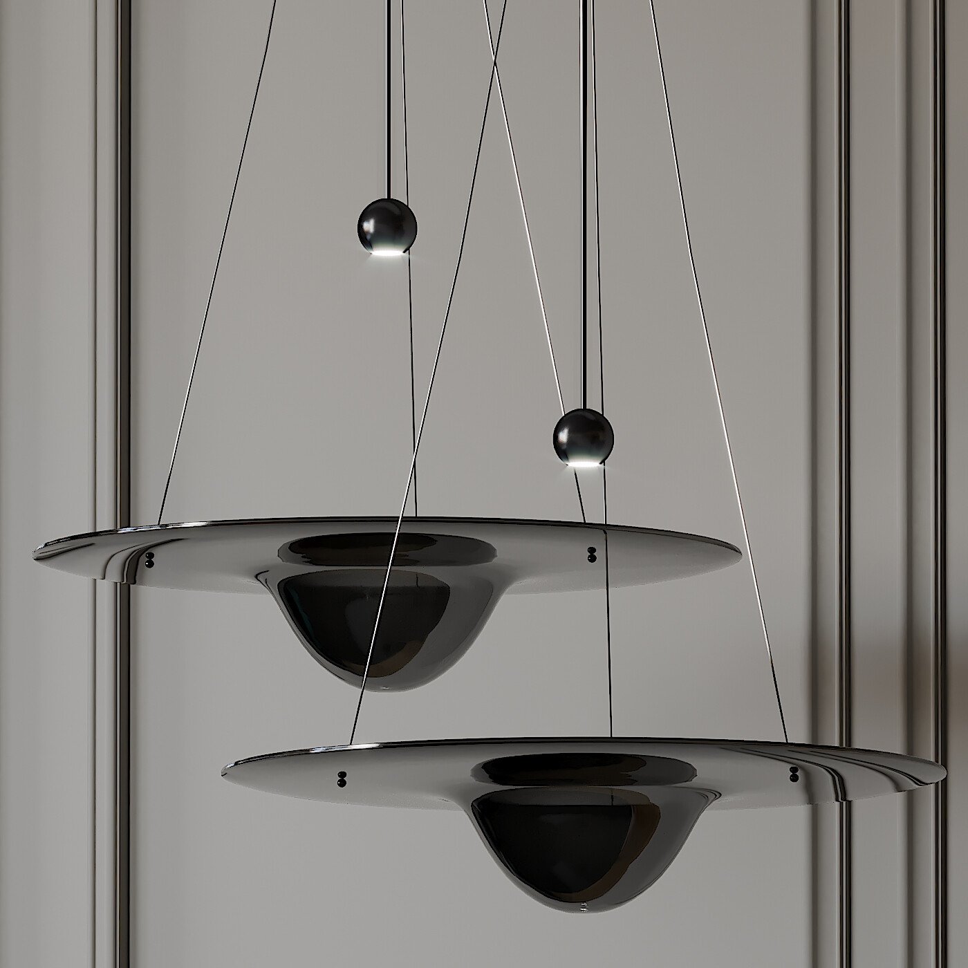 Vesperce Brass Minimalistic Pendant Light - Letslighting