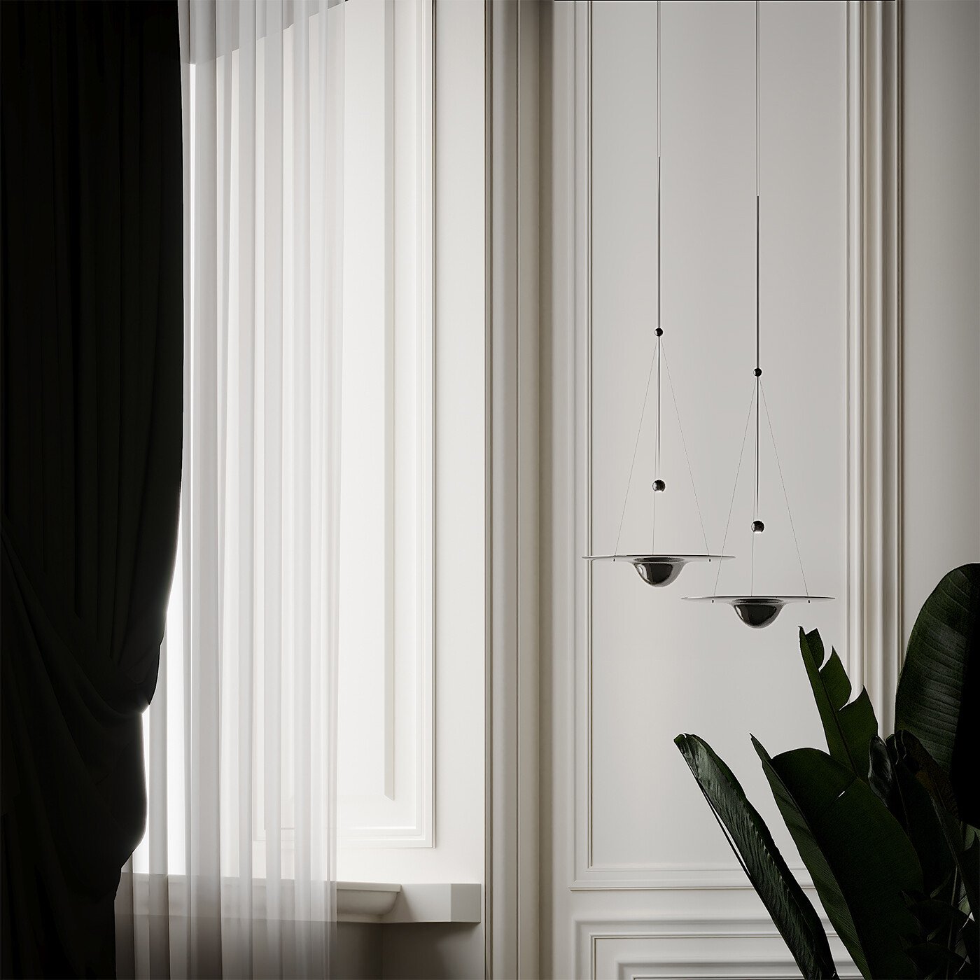 Vesperce Brass Minimalistic Pendant Light - Letslighting
