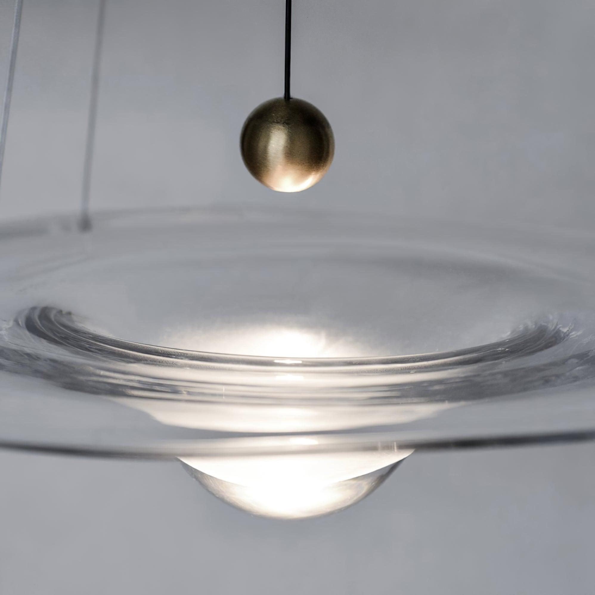 Vesperce Brass Minimalistic Pendant Light - Letslighting
