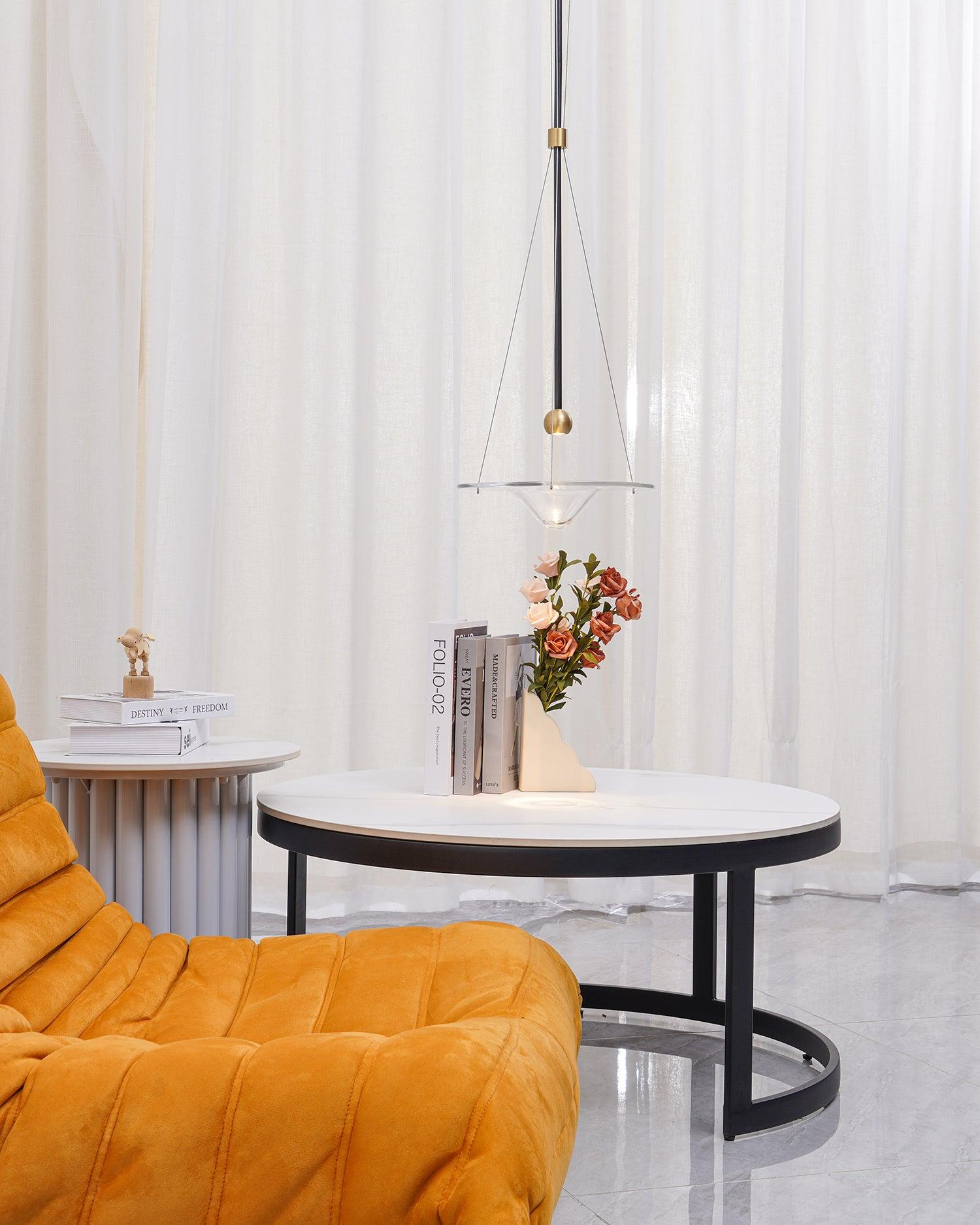 Vesperce Brass Minimalistic Pendant Light - Letslighting