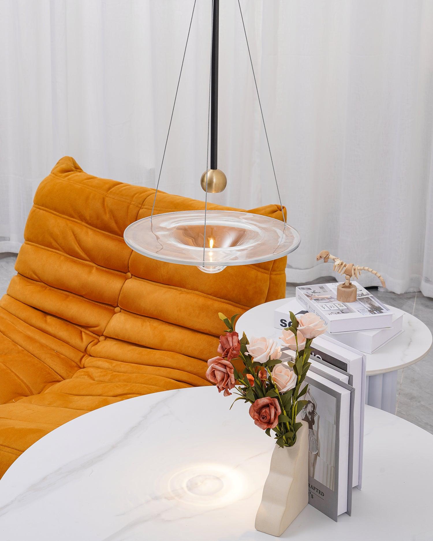 Vesperce Brass Minimalistic Pendant Light - Letslighting