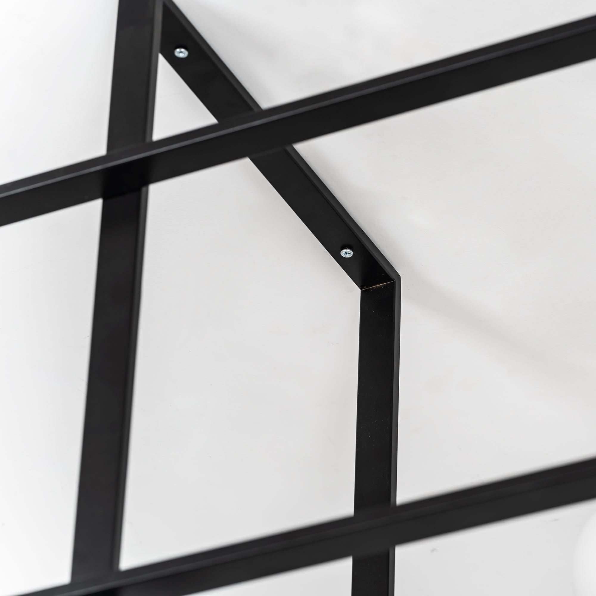 Lustra Chandelier Mondrian Glass Brass Geometric Modern - Blowlighting