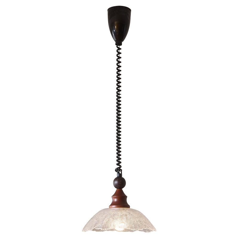Nydoreth Elegance Vintage Art Wood Pendant Lamp - Letslighting