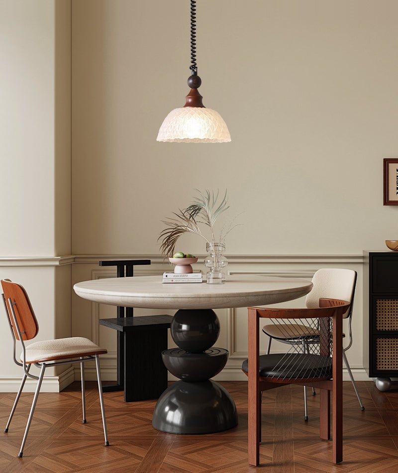 Nydoreth Elegance Vintage Art Wood Pendant Lamp - Letslighting