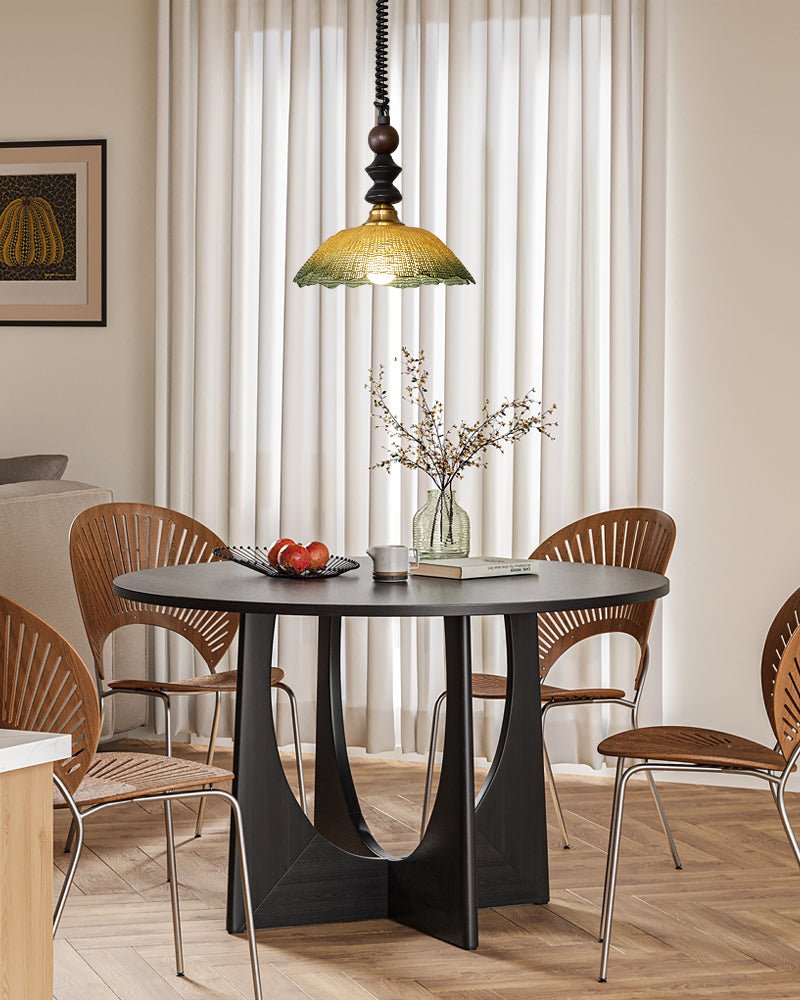 Nydoreth Elegance Vintage Art Wood Pendant Lamp - Letslighting