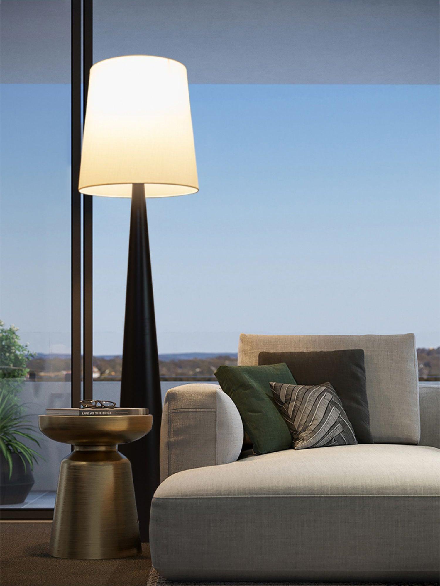 Bravia Fabric Minimalist Floor Lamp - Letslighting