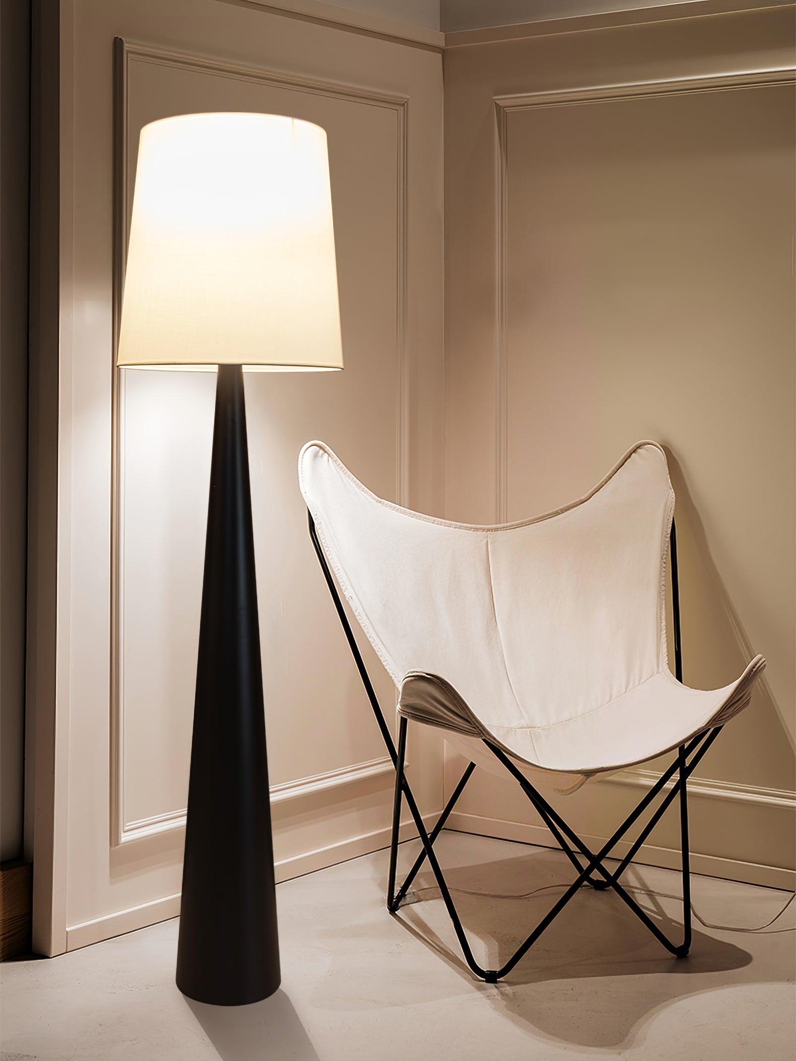Bravia Fabric Minimalist Floor Lamp - Letslighting
