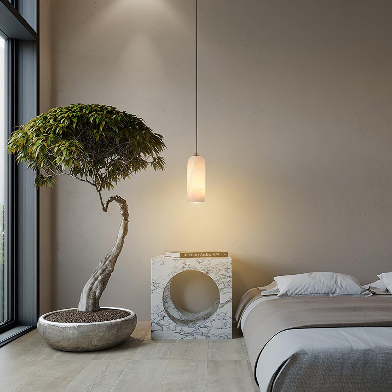 Hecate Pendant Light Alabaster