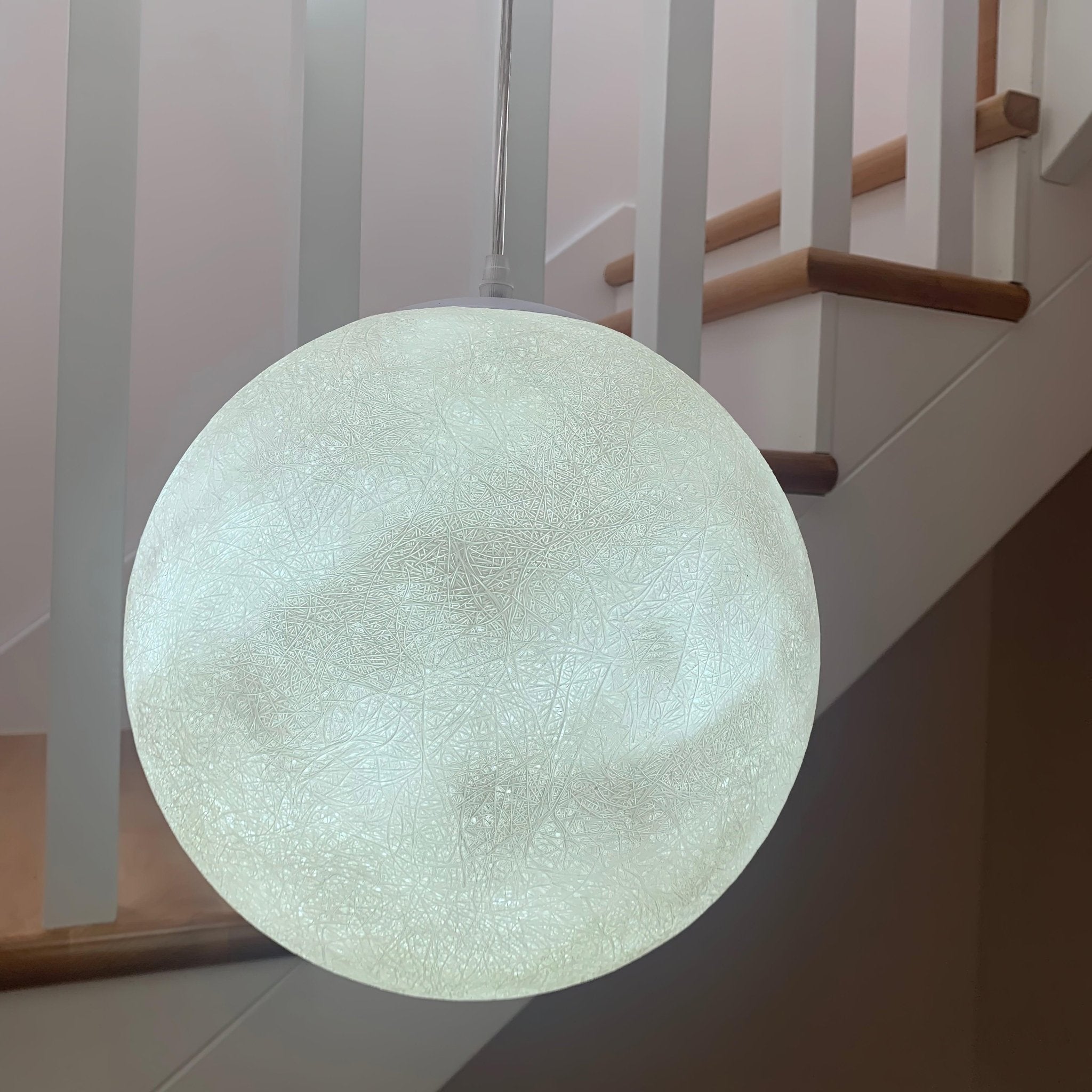 Lustra Pendant Lamp Moon Shaped for Living Room - Letslighting