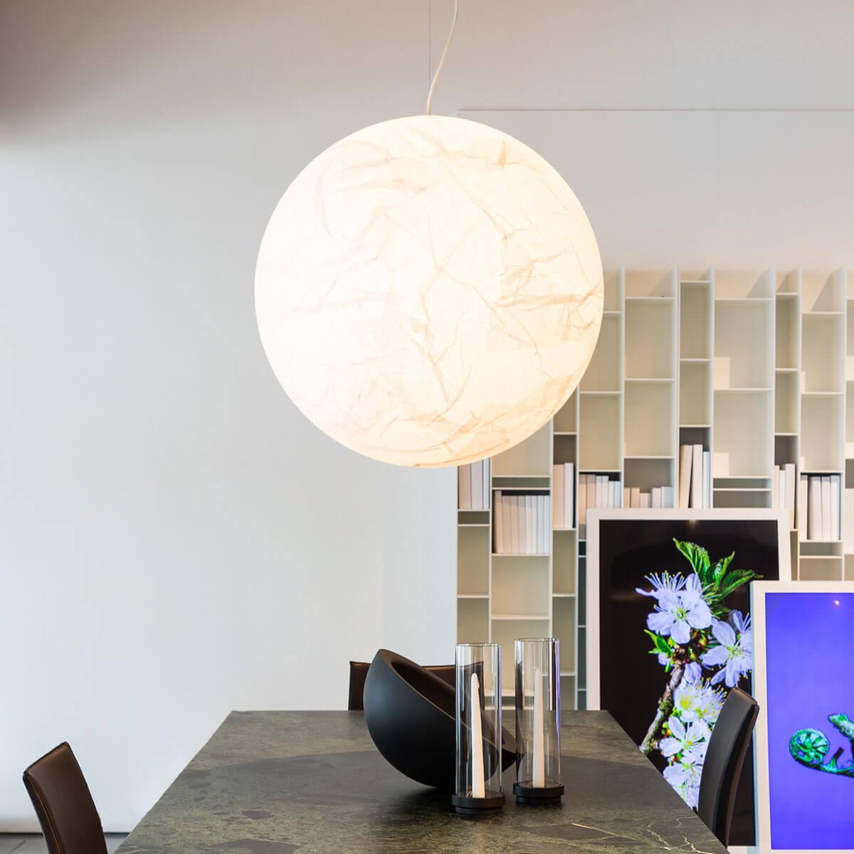 Globe Minimalist Silk Pendant Lamp - Letslighting