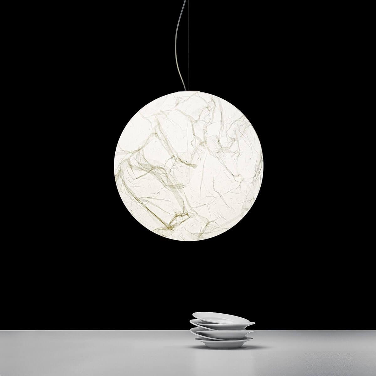 Globe Minimalist Silk Pendant Lamp - Letslighting