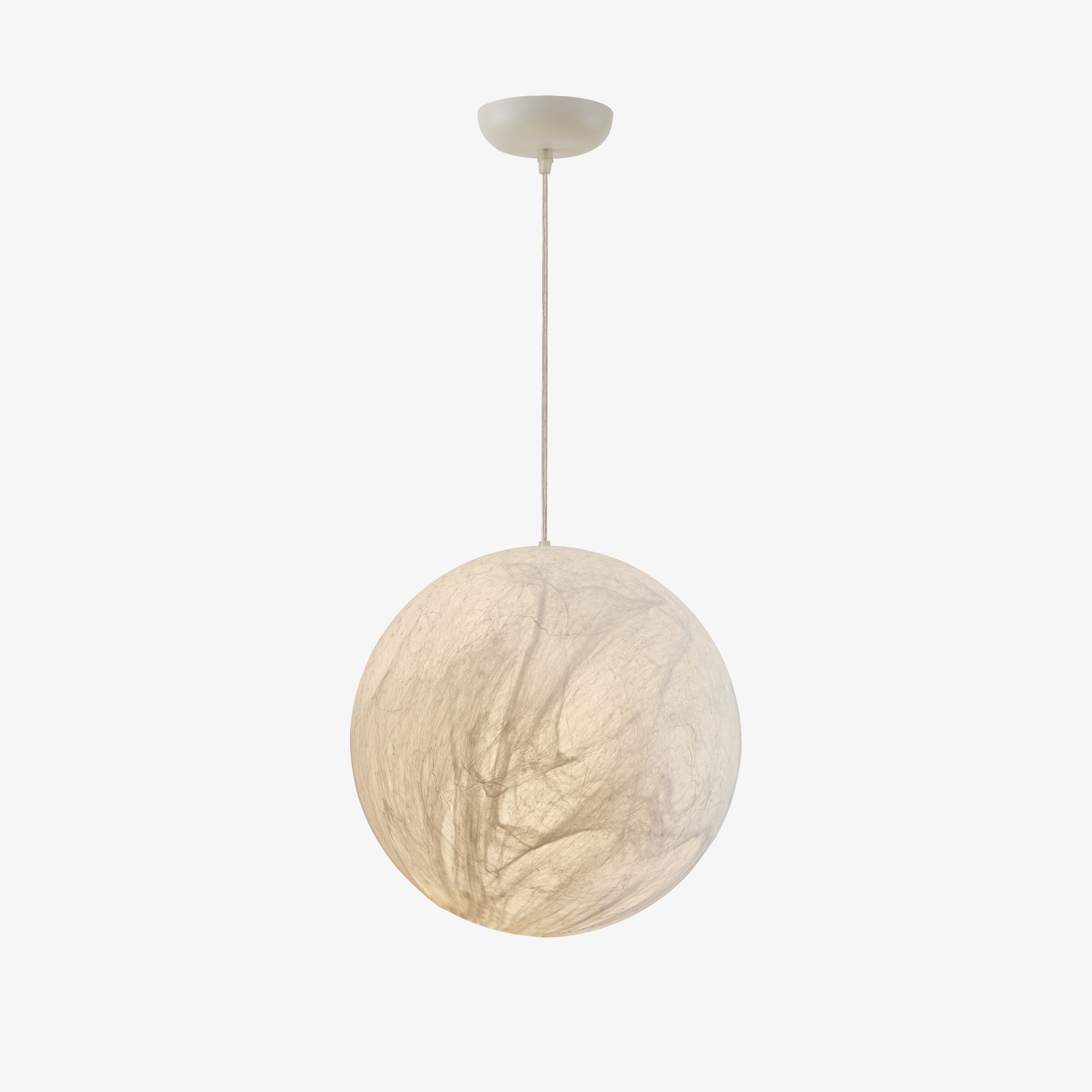Globe Minimalist Silk Pendant Lamp - Letslighting