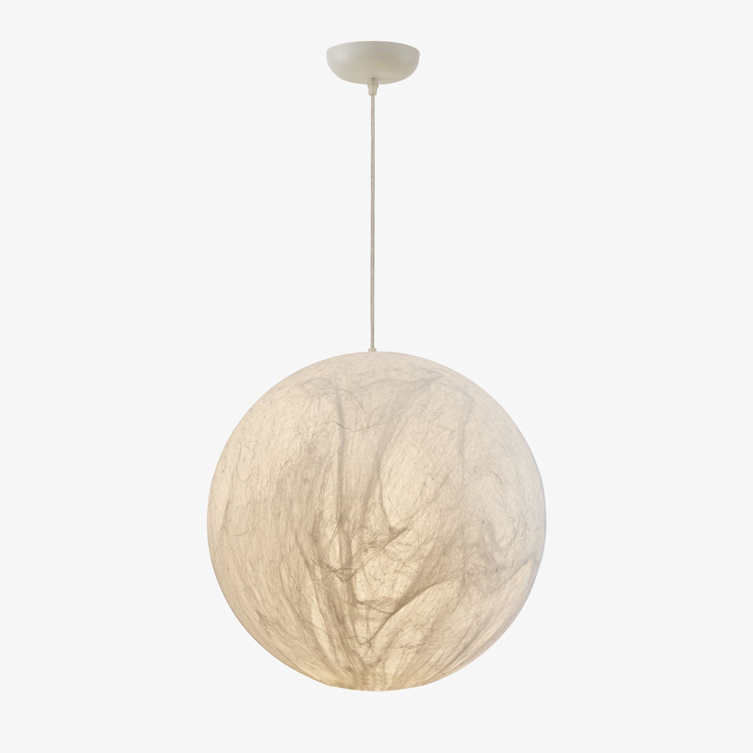 Globe Minimalist Silk Pendant Lamp - Letslighting