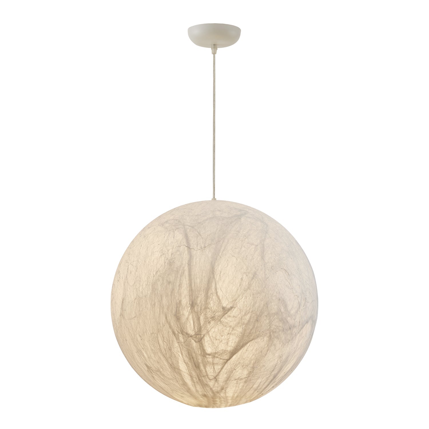 Globe Minimalist Silk Pendant Lamp - Letslighting