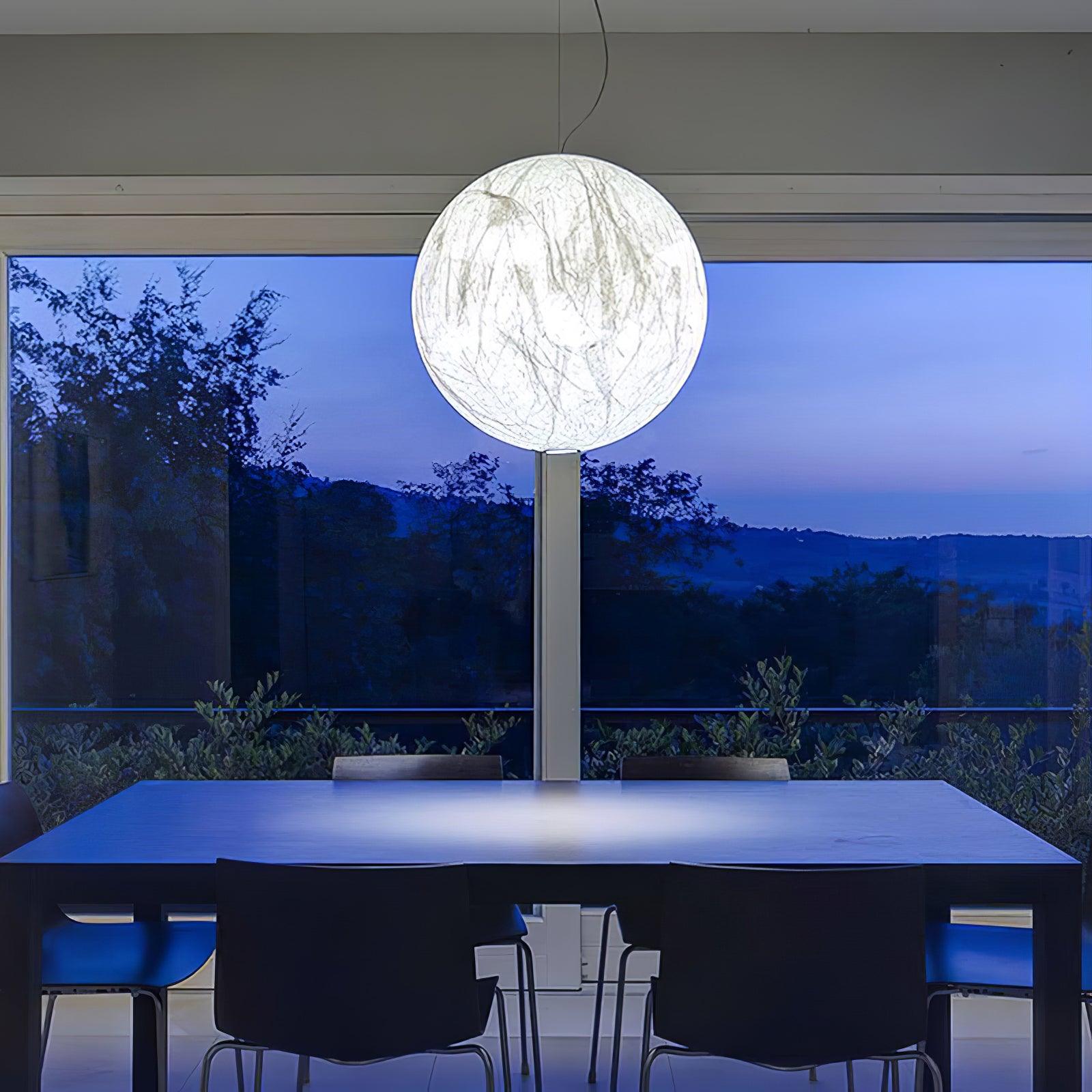 Globe Minimalist Silk Pendant Lamp - Letslighting