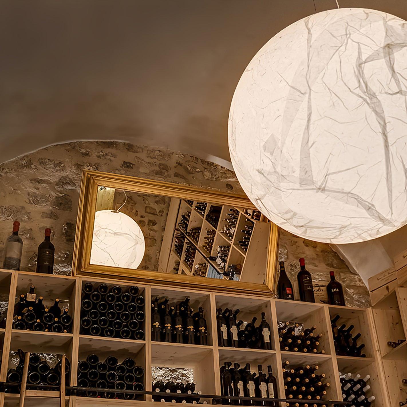 Globe Minimalist Silk Pendant Lamp - Letslighting