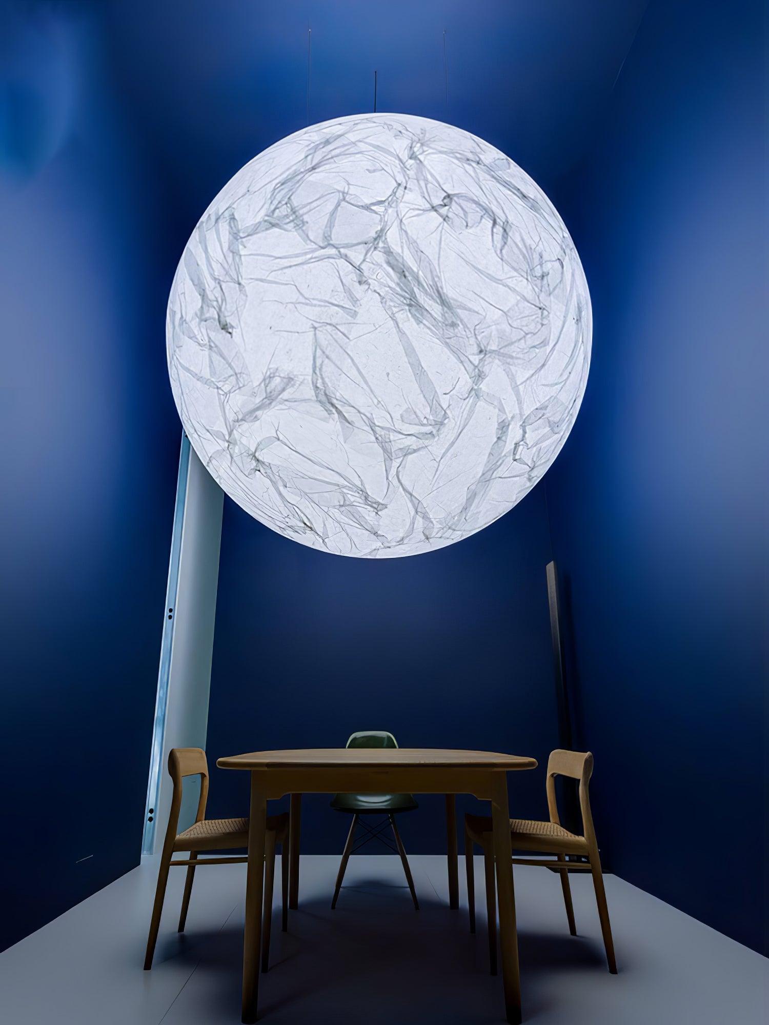 Globe Minimalist Silk Pendant Lamp - Letslighting