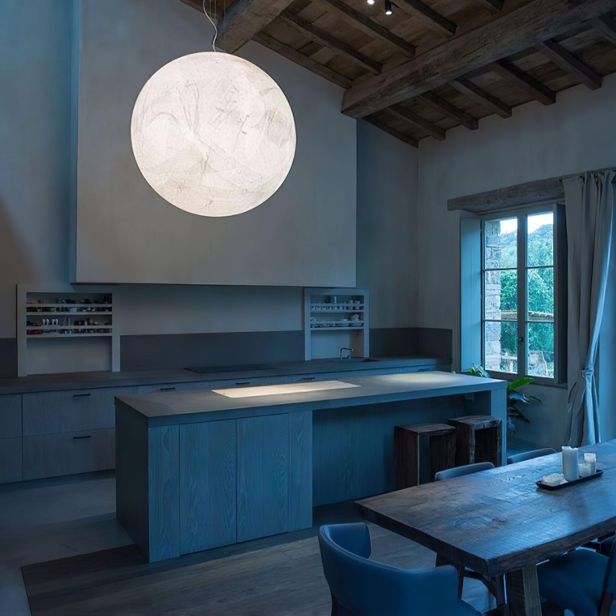 Globe Minimalist Silk Pendant Lamp - Letslighting