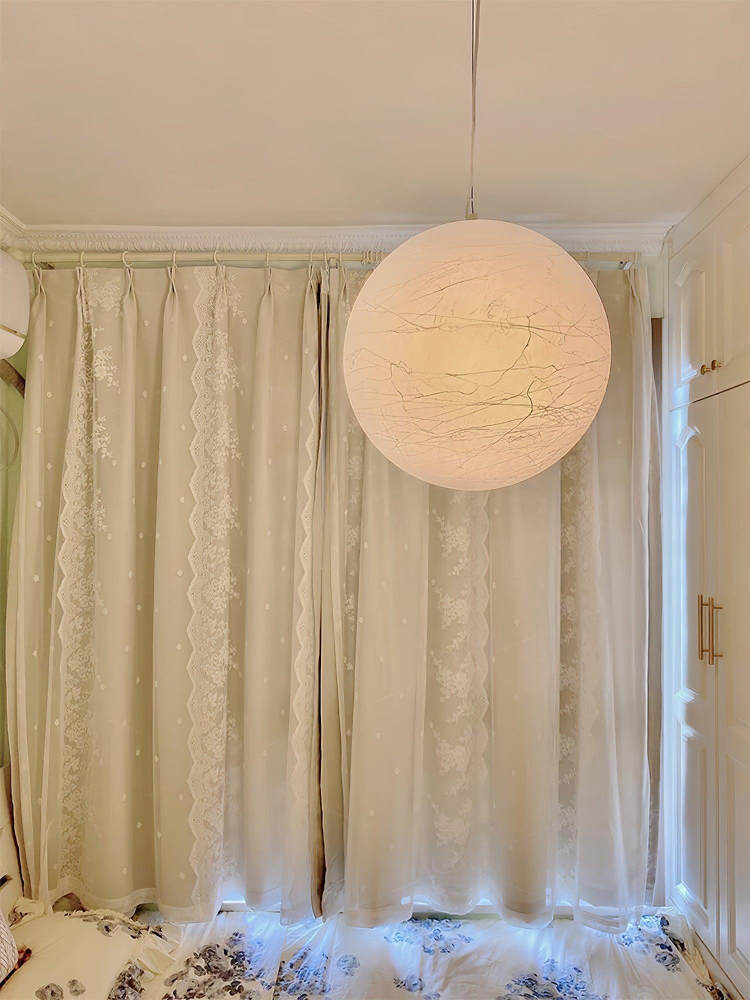 Globe Minimalist Silk Pendant Lamp - Letslighting