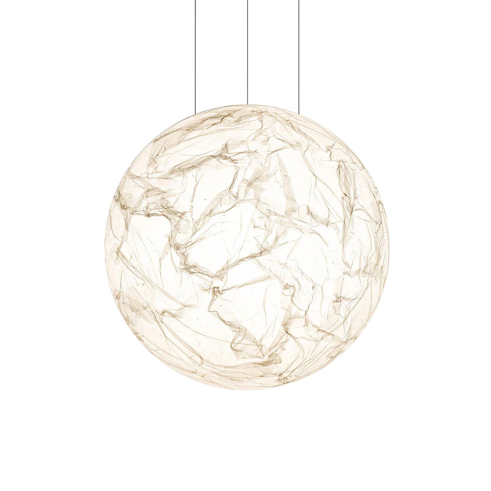 Globe Minimalist Silk Pendant Lamp - Letslighting