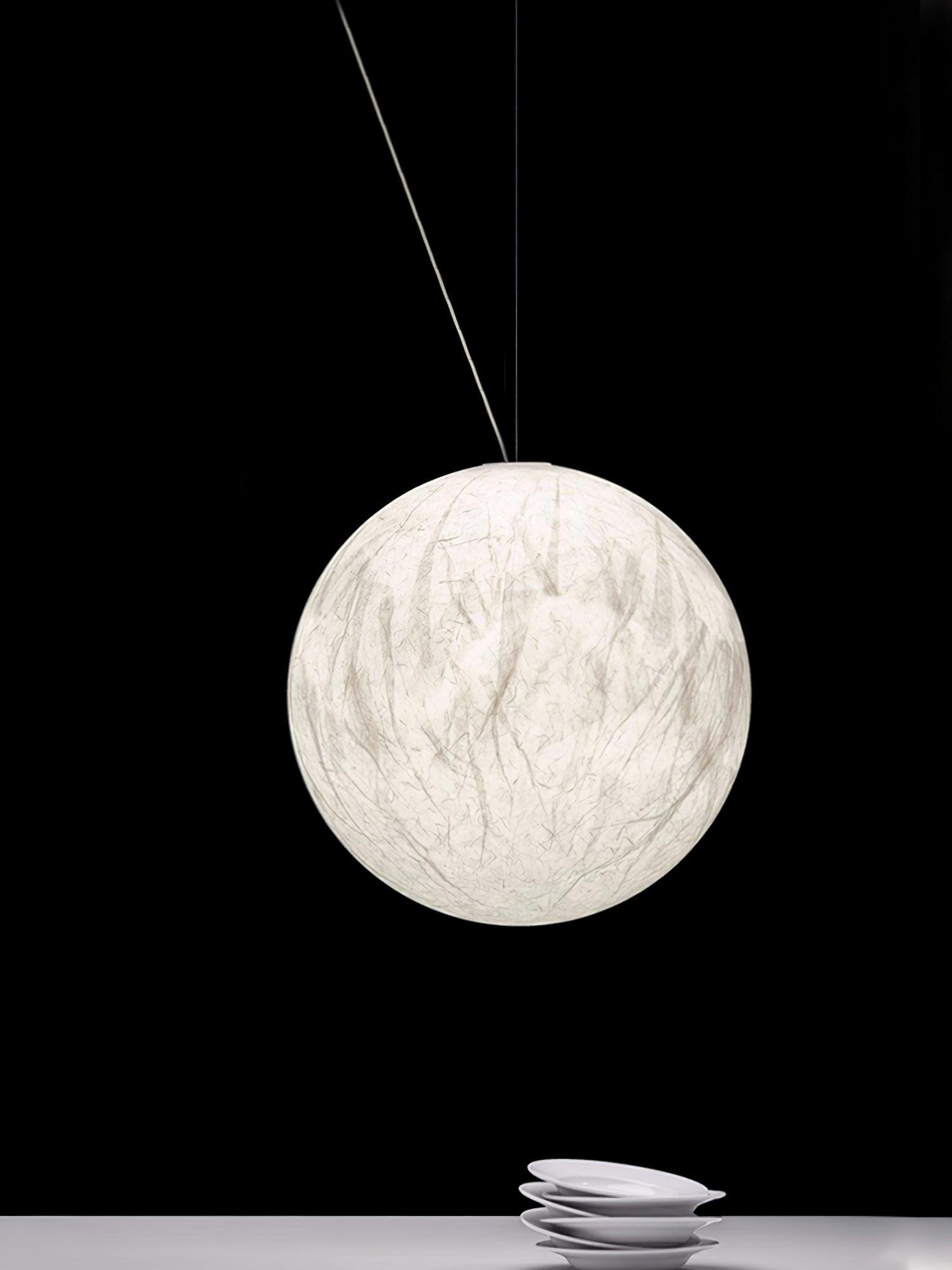 Globe Minimalist Silk Pendant Lamp - Letslighting