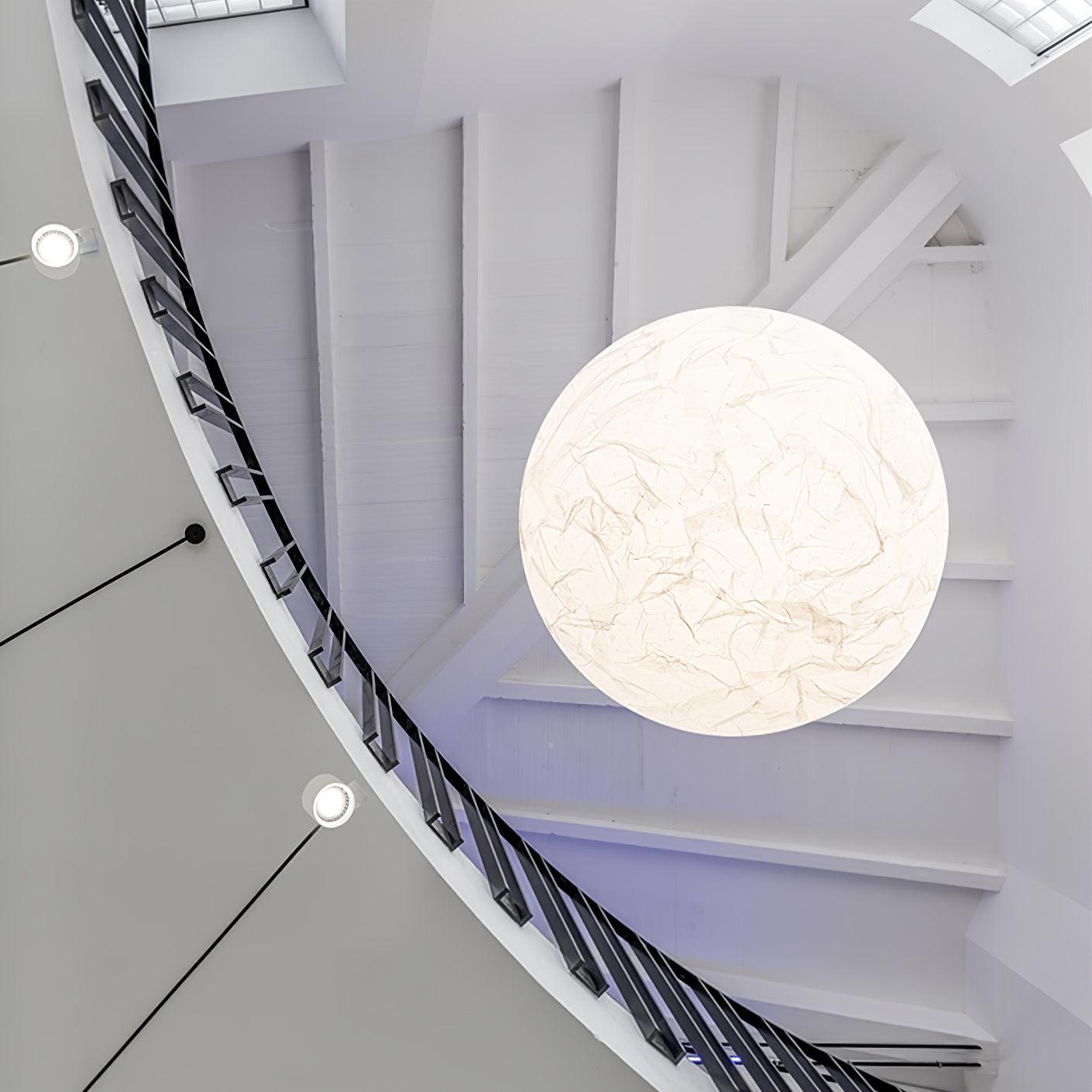 Globe Minimalist Silk Pendant Lamp - Letslighting