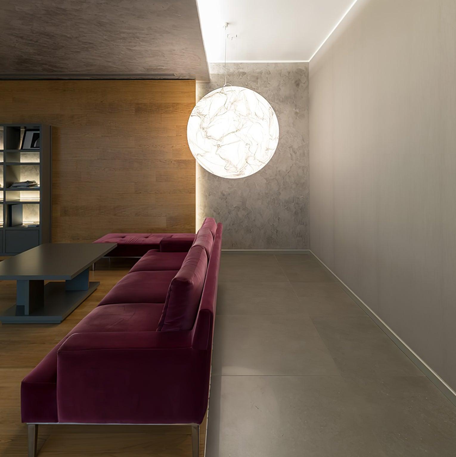 Globe Minimalist Silk Pendant Lamp - Letslighting