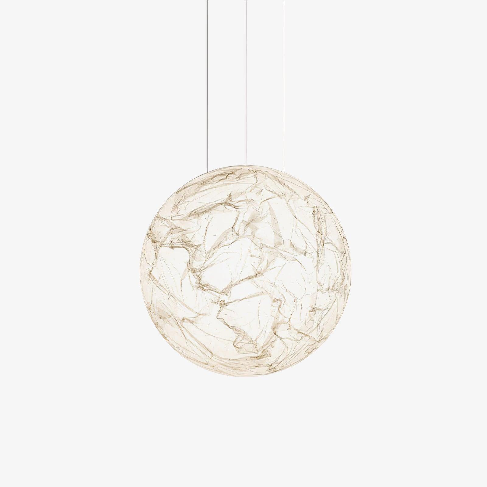 Globe Minimalist Silk Pendant Lamp - Letslighting