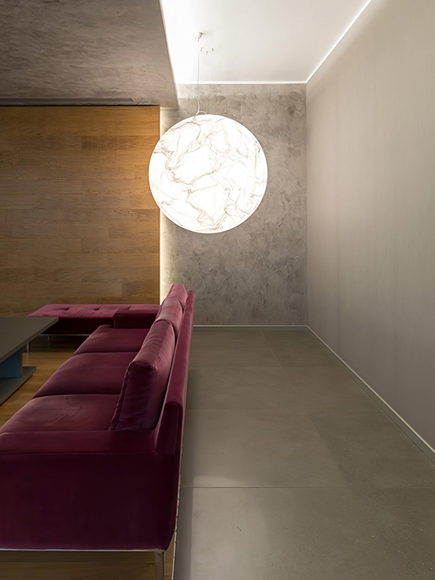 Globe Minimalist Silk Pendant Lamp - Letslighting