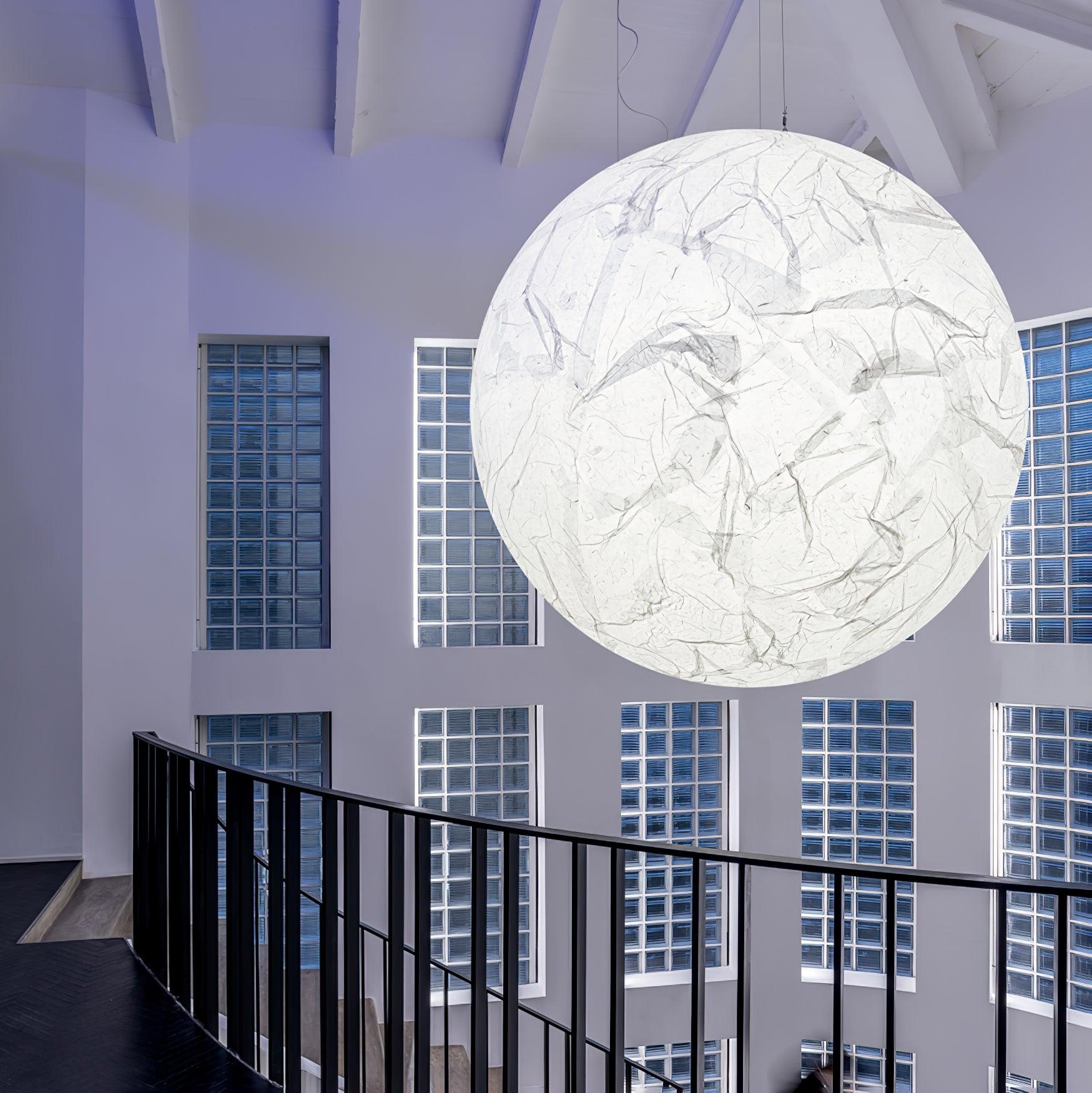 Globe Minimalist Silk Pendant Lamp - Letslighting