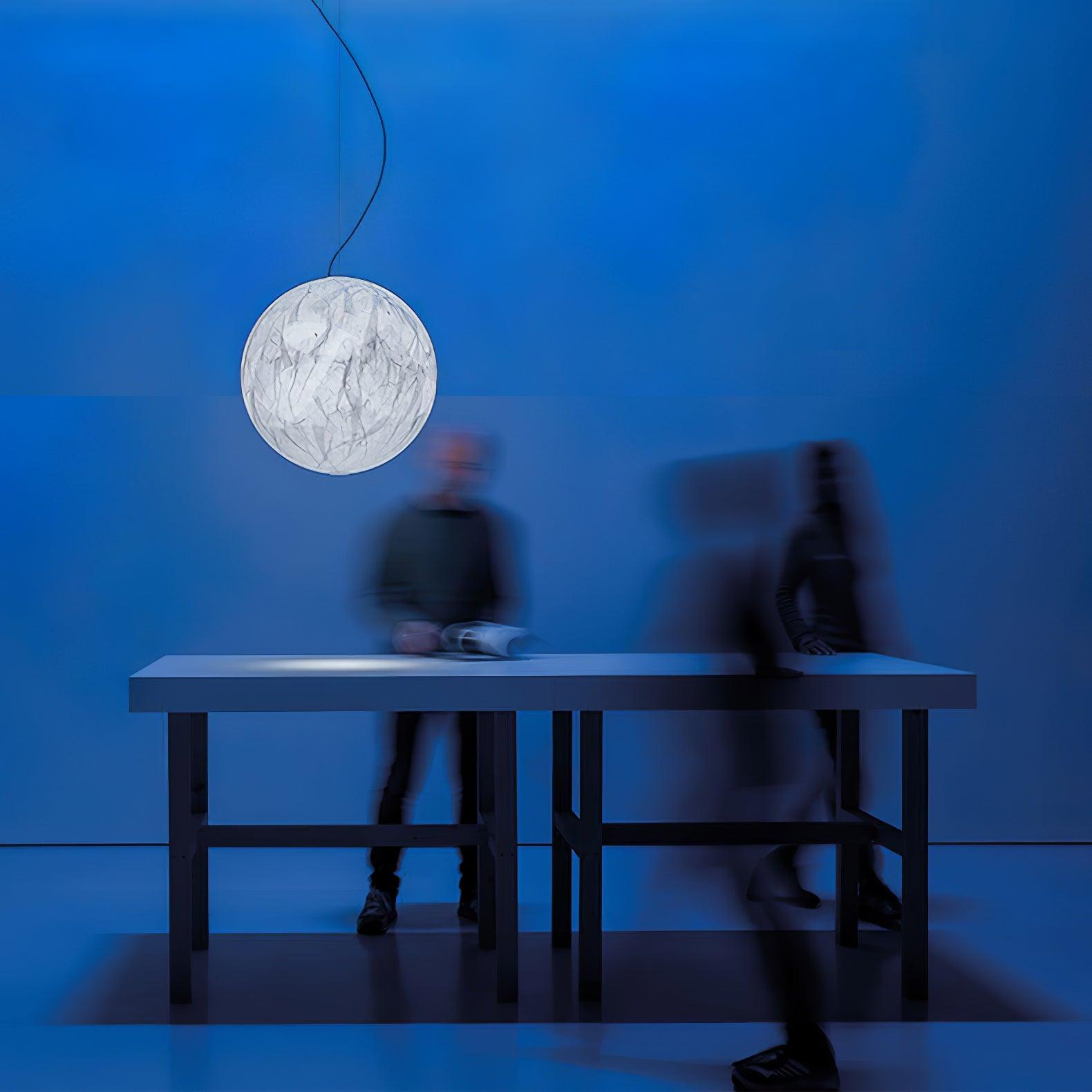 Globe Minimalist Silk Pendant Lamp - Letslighting