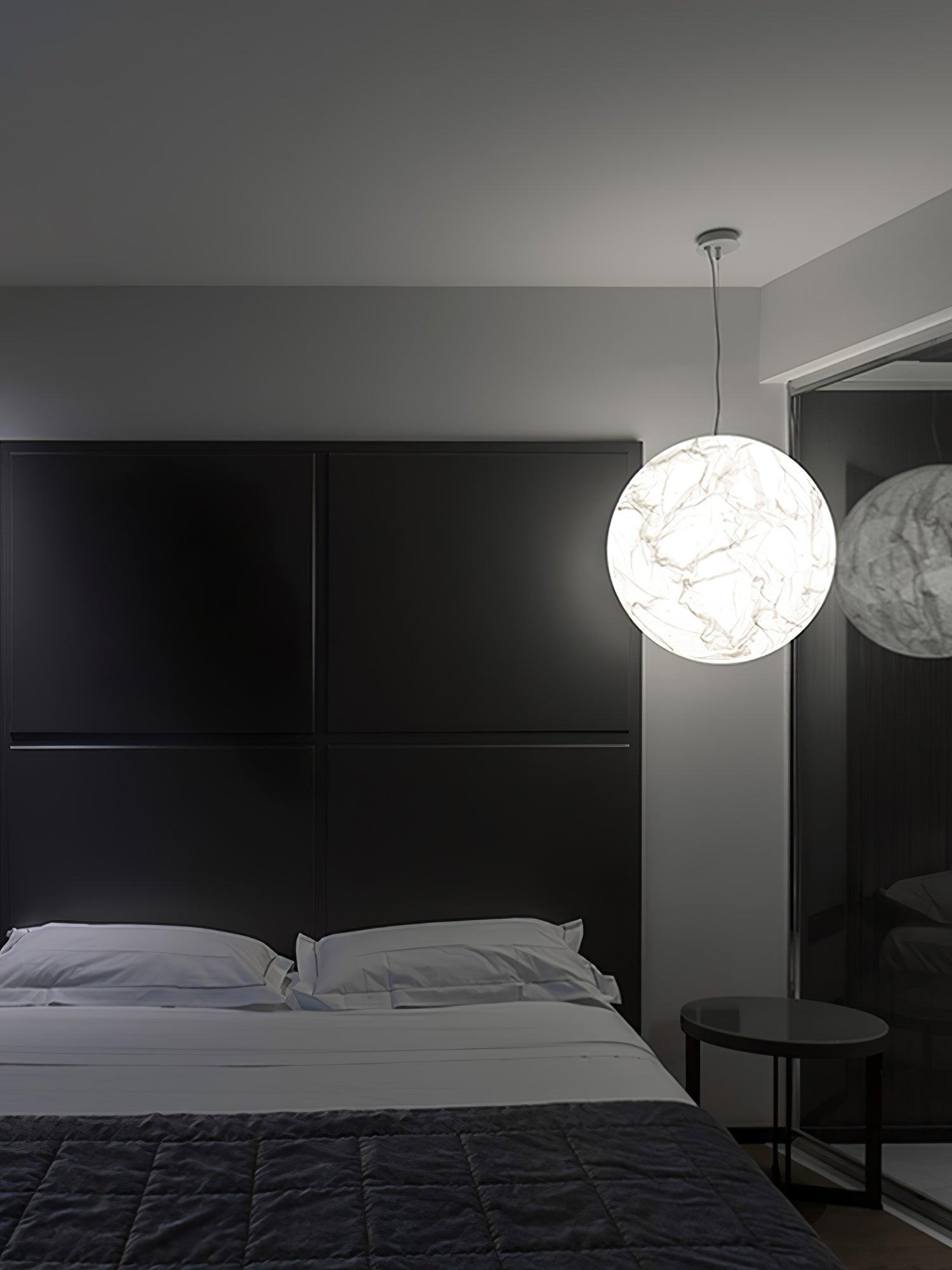 Globe Minimalist Silk Pendant Lamp - Letslighting