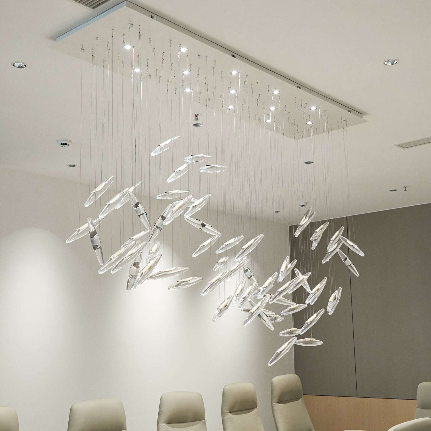 Armira Luxury Moonlight Whispers Glass Chandelier - Letslighting