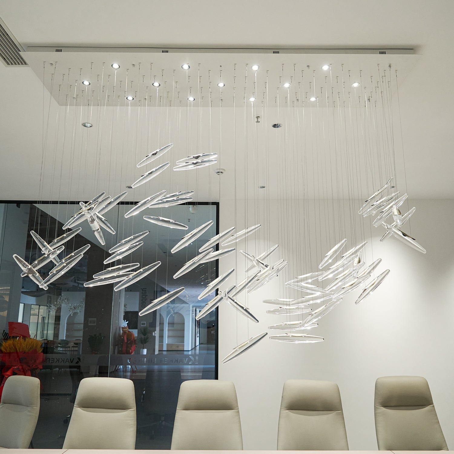 Armira Luxury Moonlight Whispers Glass Chandelier - Letslighting