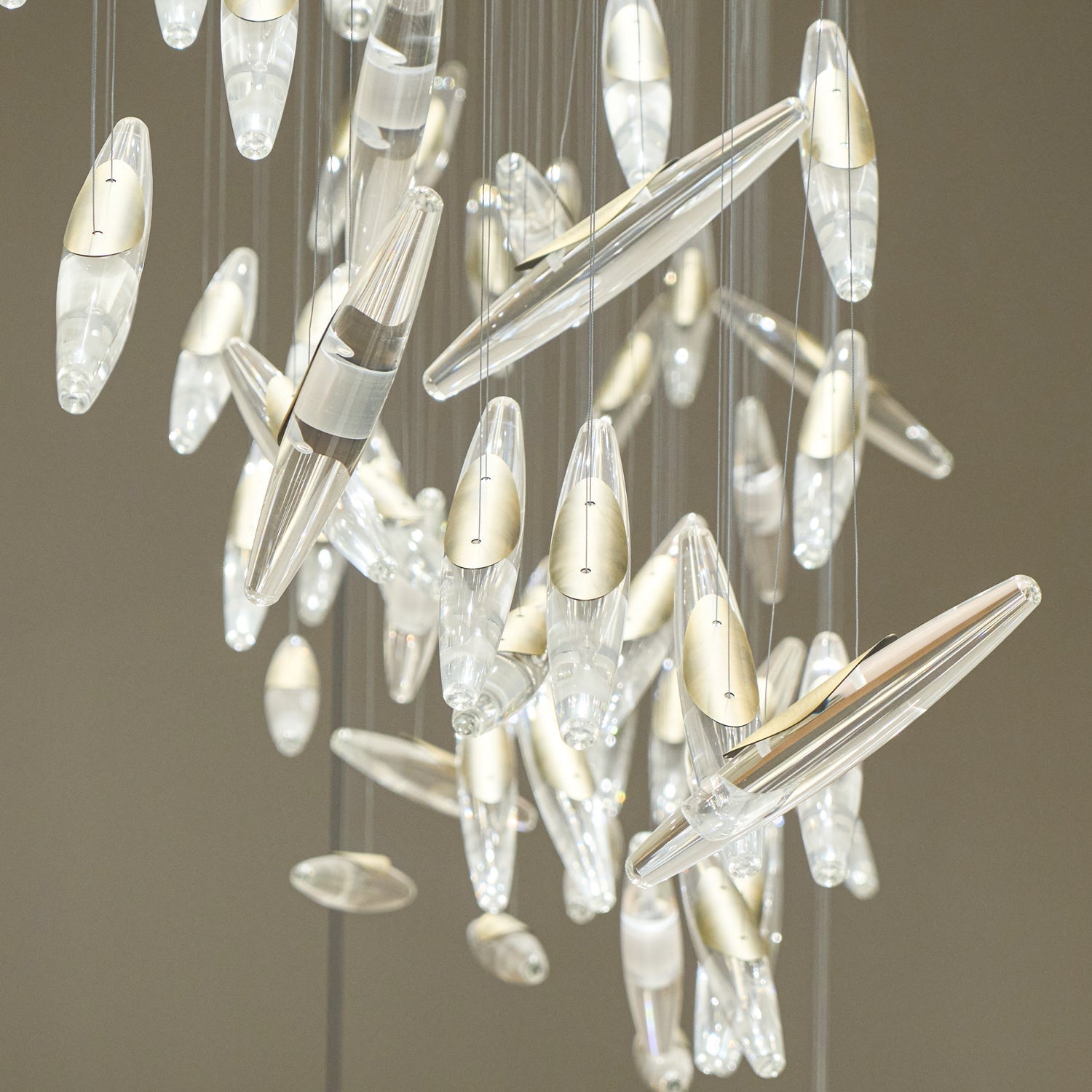 Armira Luxury Moonlight Whispers Glass Chandelier - Letslighting