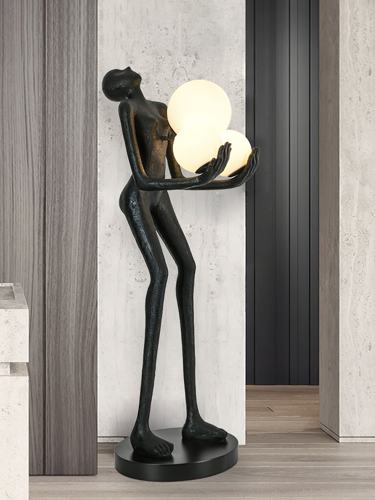 Erthearae Abstract Iron Floor Lamp - Letslighting