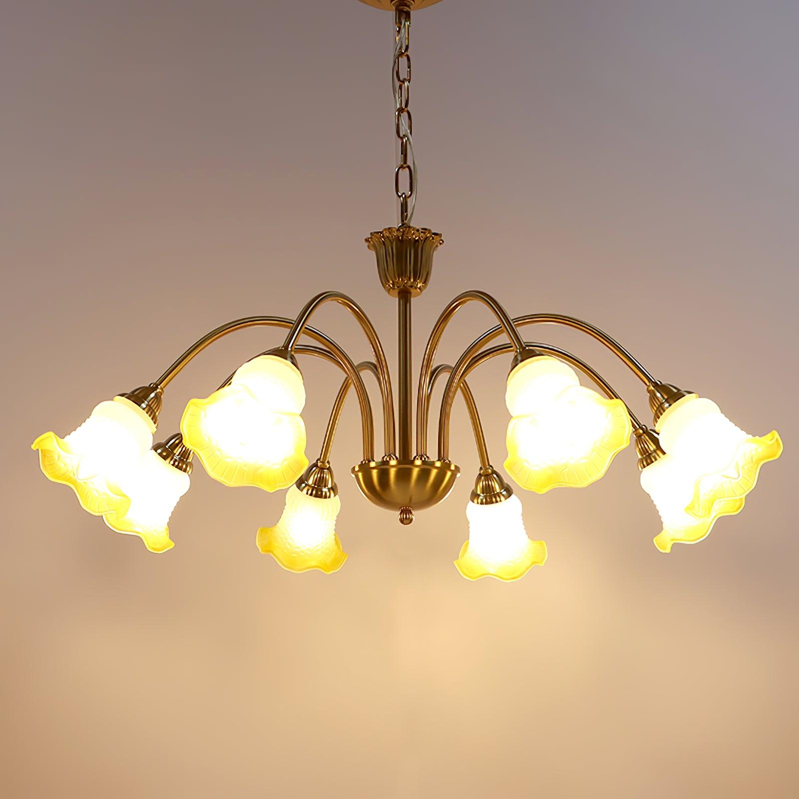 Diane Vintage Glass Chandelier - Letslighting
