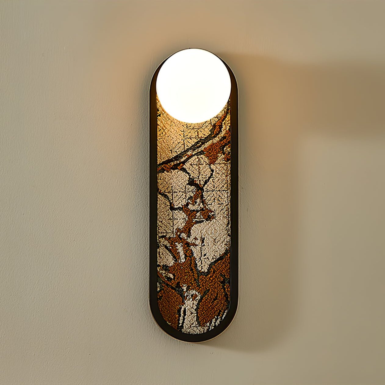 Uzorus Premium Nordic Art Fabric Wall Light - Letslighting