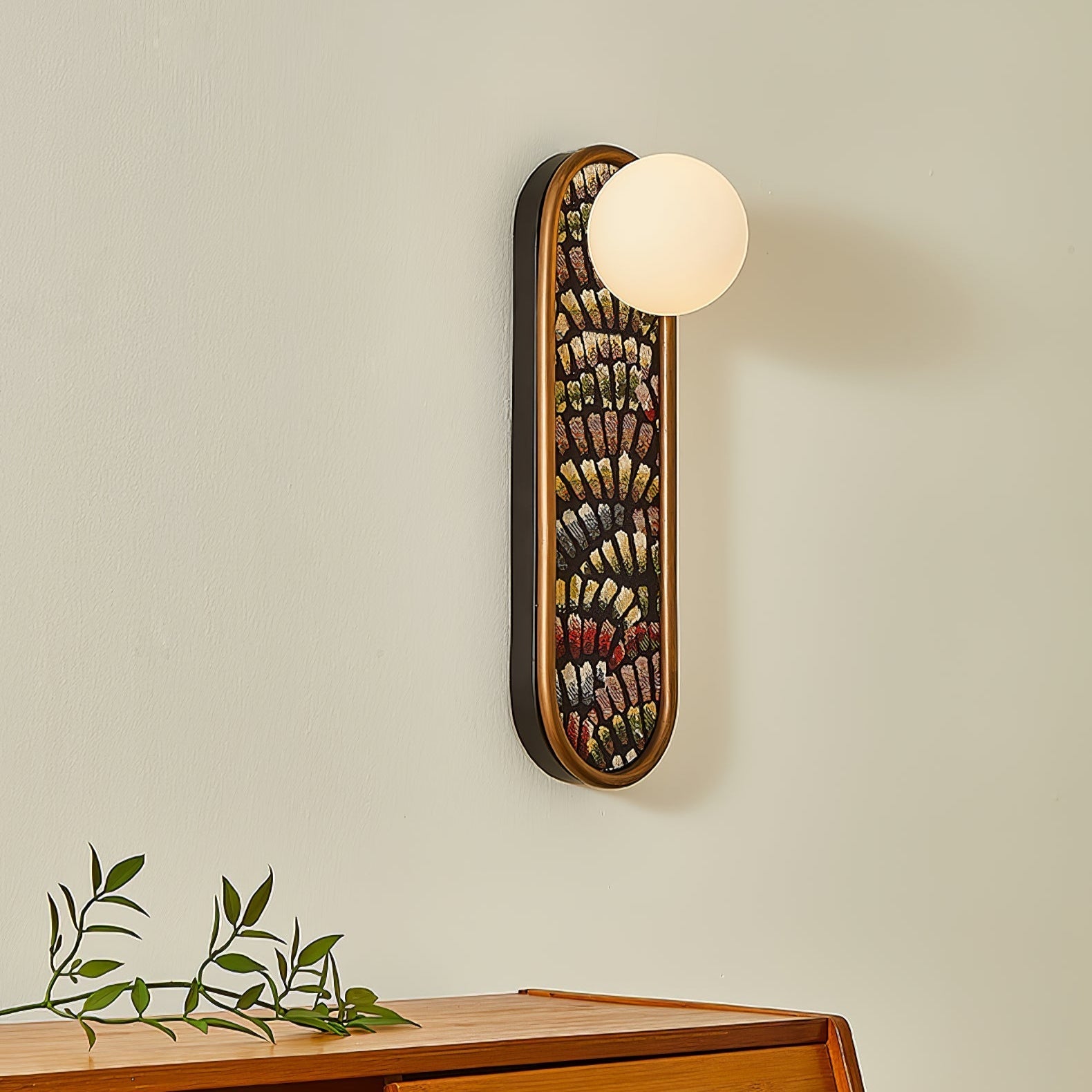 Uzorus Premium Nordic Art Fabric Wall Light - Letslighting