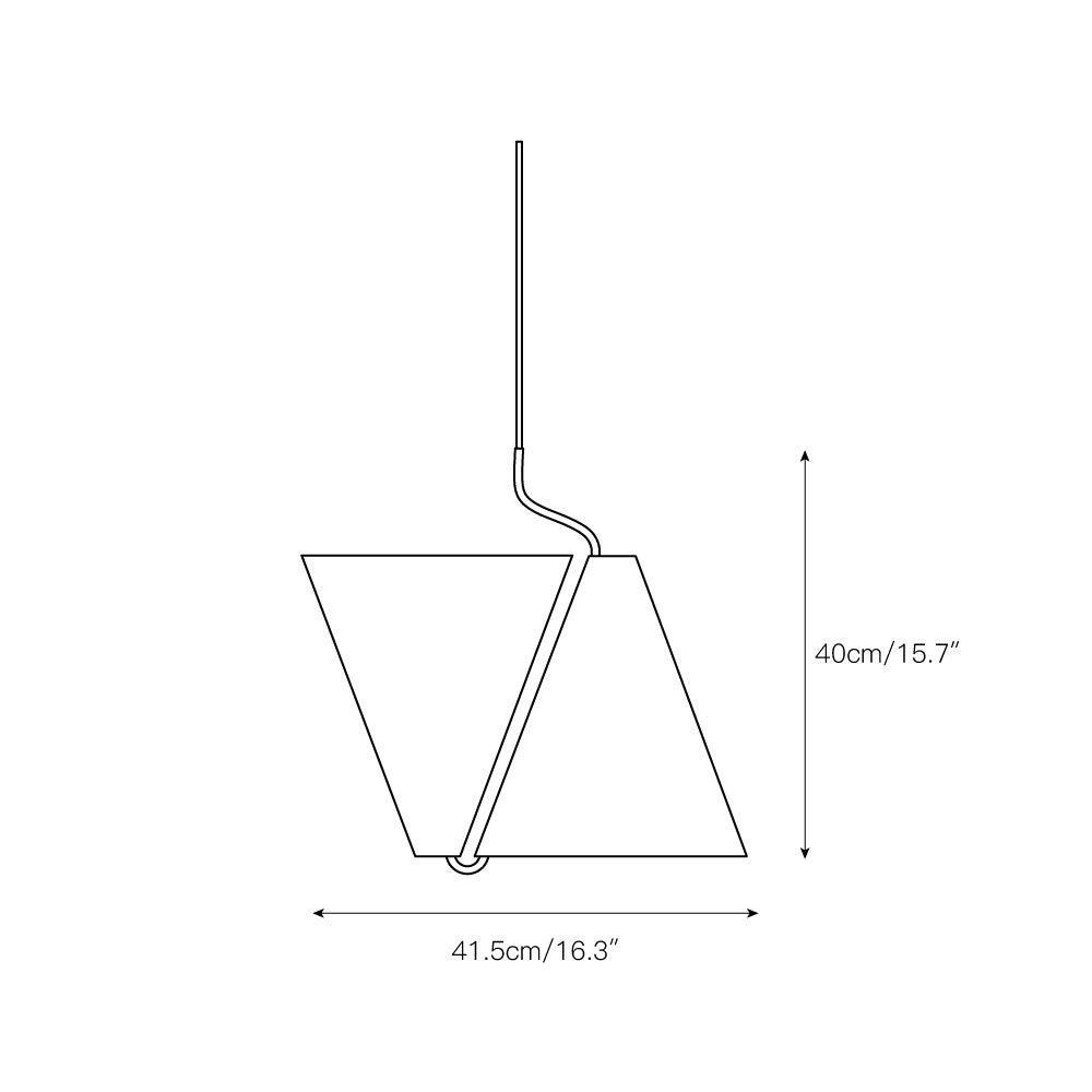 Covarir Modern Minimalist Brass Pendant Lamp - Letslighting