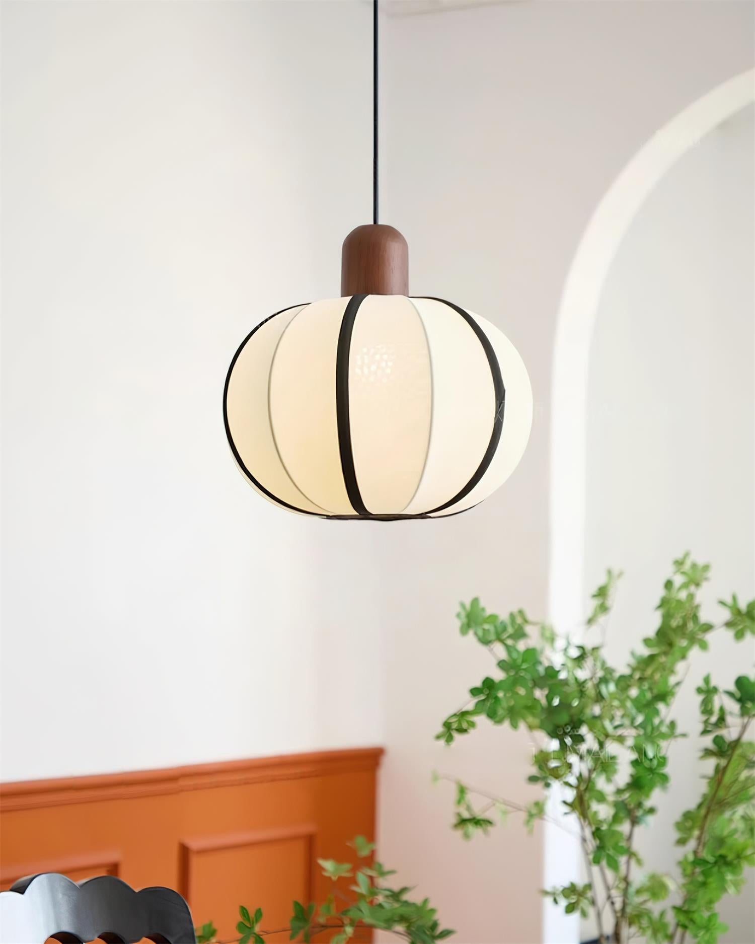 Mosh Pendant Lamp Globe Fabric Organic Minimalist - Letslighting