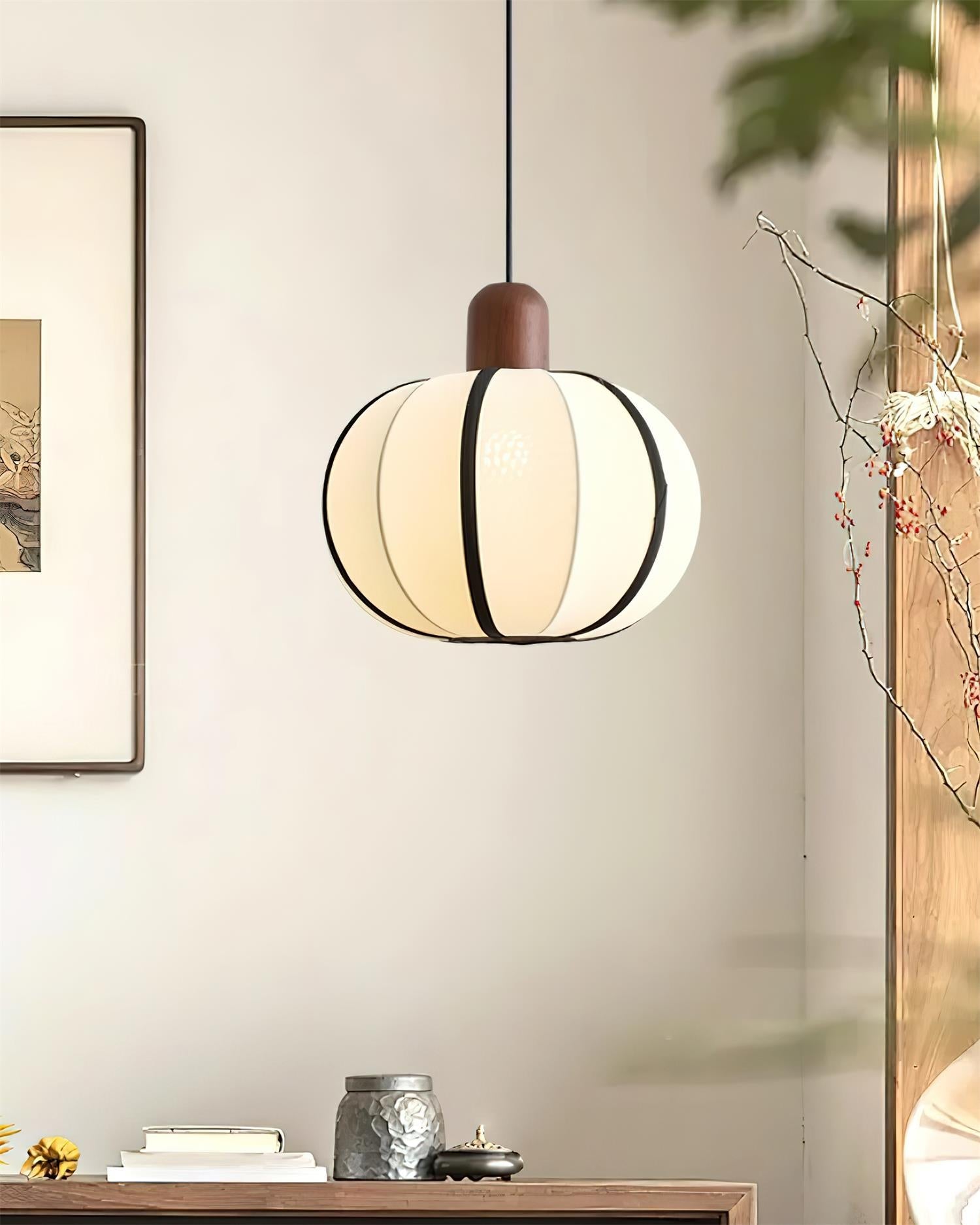 Mosh Pendant Lamp Globe Fabric Organic Minimalist - Letslighting