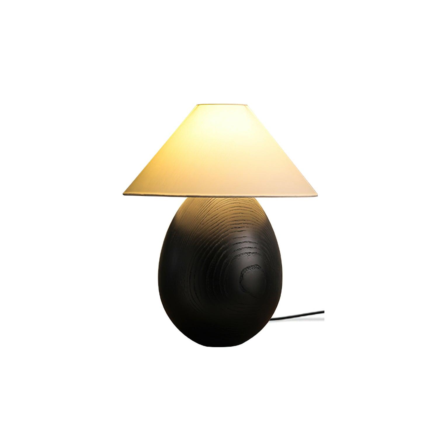 Orbace Wood Natural Table Lamp - Letslighting