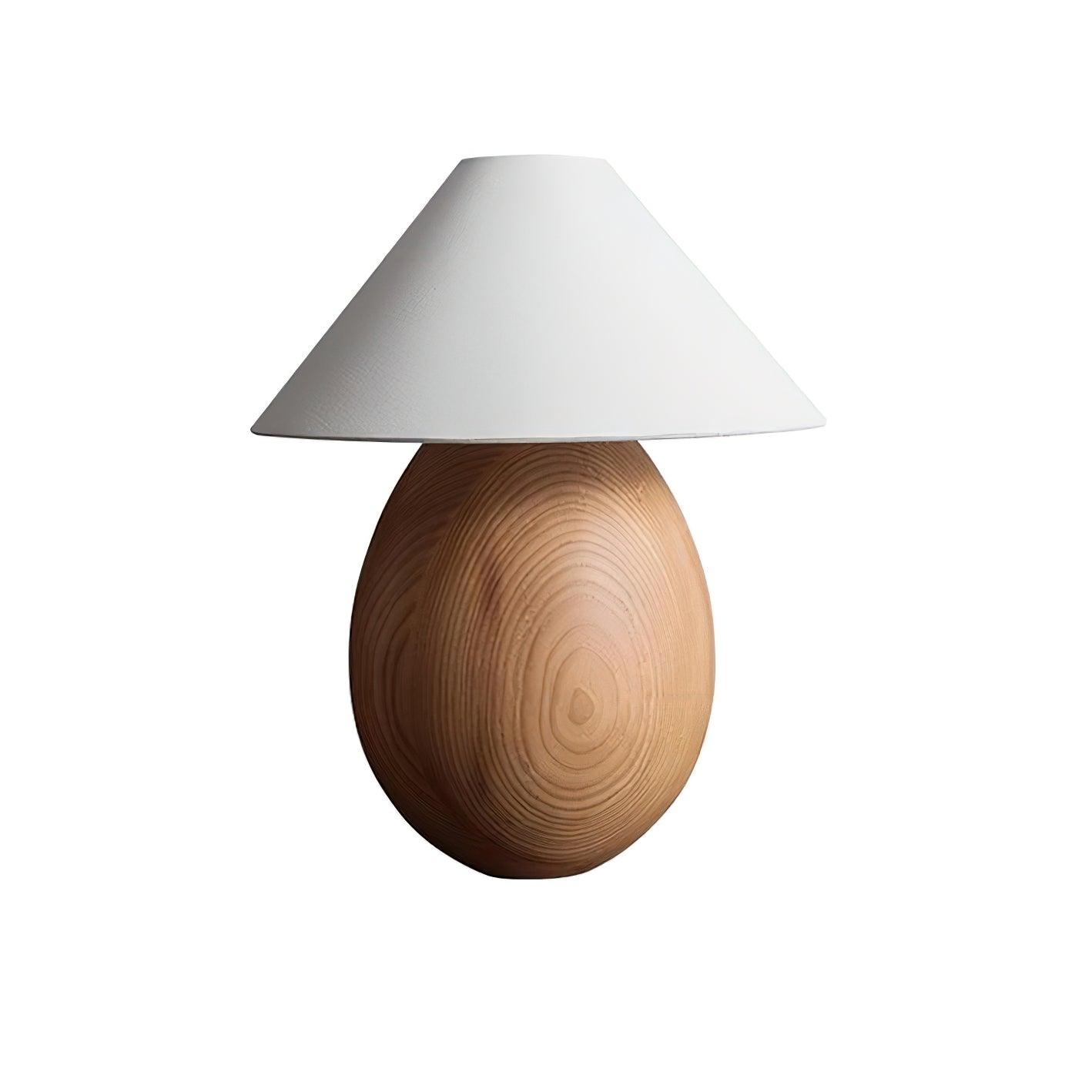 Orbace Wood Natural Table Lamp - Letslighting